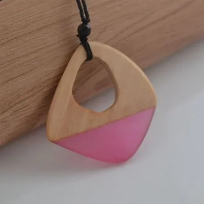 Resin Geometry Necklace