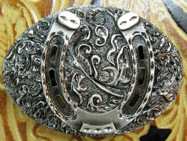 Rockmount Ranch Wear Accessory: Trophy Buckle Horseshoe