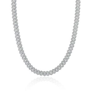 Round Cut Cuban Link Chain - 8mm