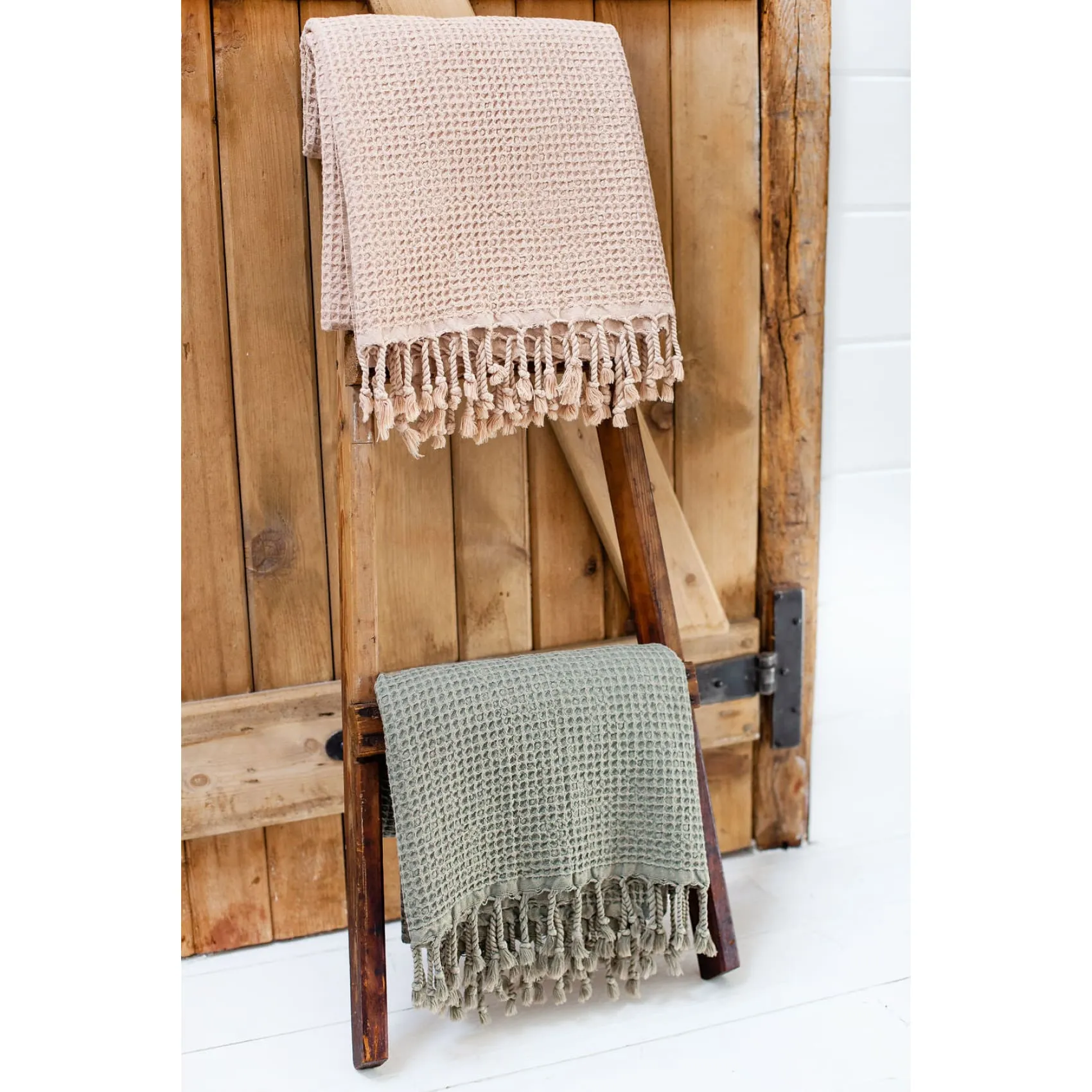 Rulo - Waffle Peshtemal in Blush