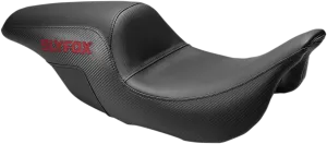 Saddlemen SF80807BU Slyfox Pro Series Seats with Burgundy Stitch Logo
