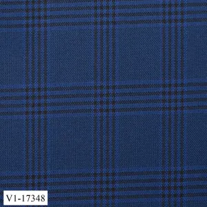 Sapphire Blue Check Vest