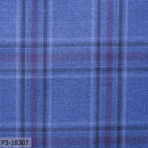 Sapphire Blue With Dark Check Jacket