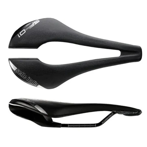 Selle Italia SP-01 Boost TM Superflow Road Saddle - Manganese Rails - 145x250mm