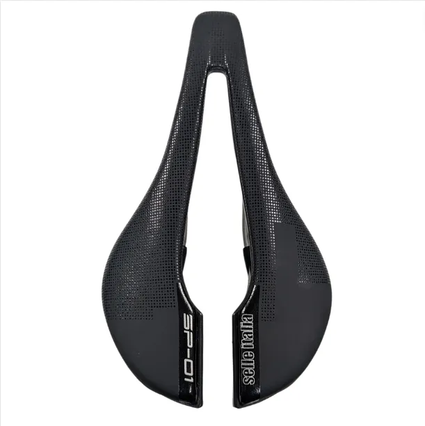 Selle Italia SP-01 Boost TM Superflow Saddle L Black Ti316 Rails 146 x 250mm