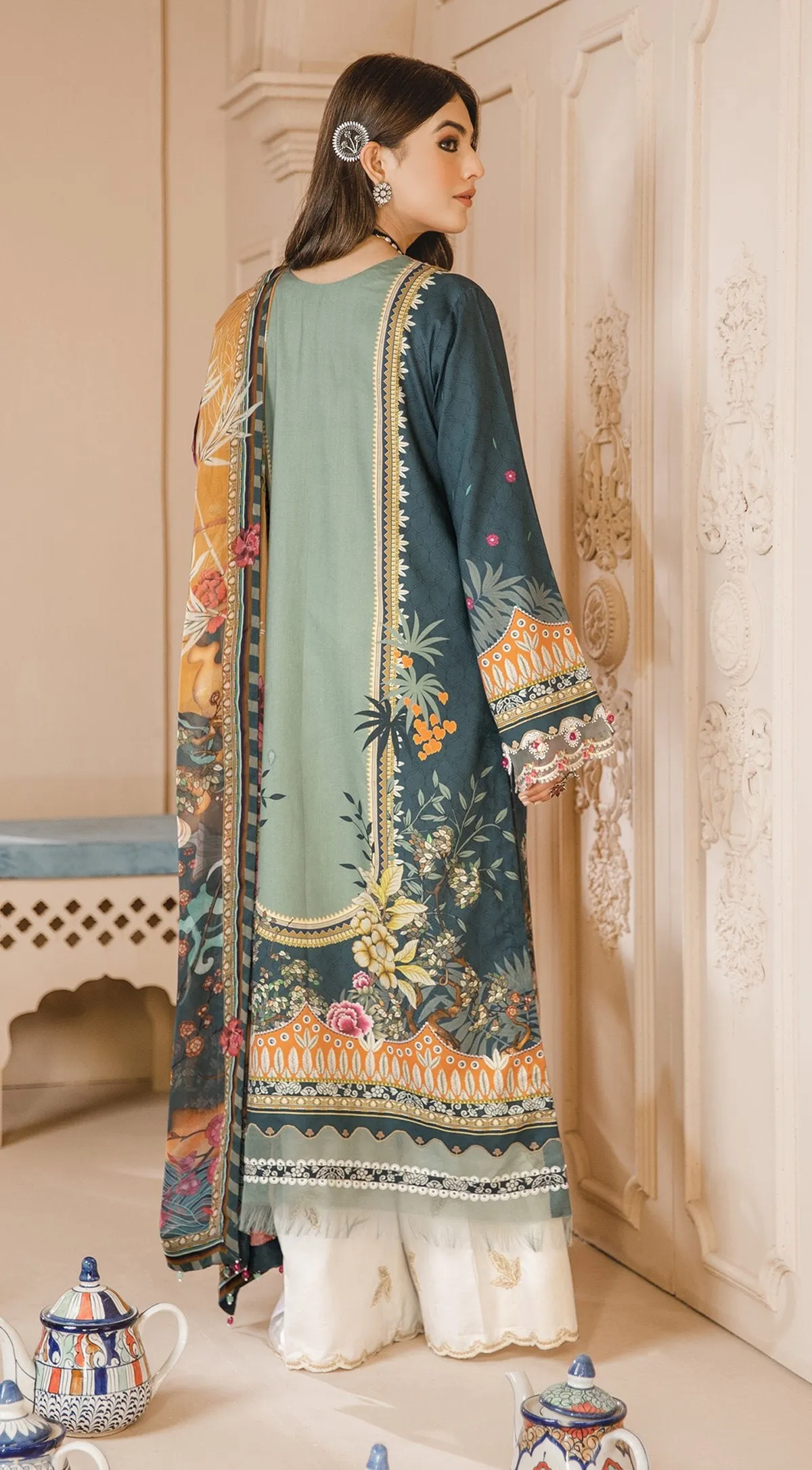 SHAHZEEN | Anaya Noor Bano Cambric Collection '21 | Unstitched Embroidered Cambric Suits
