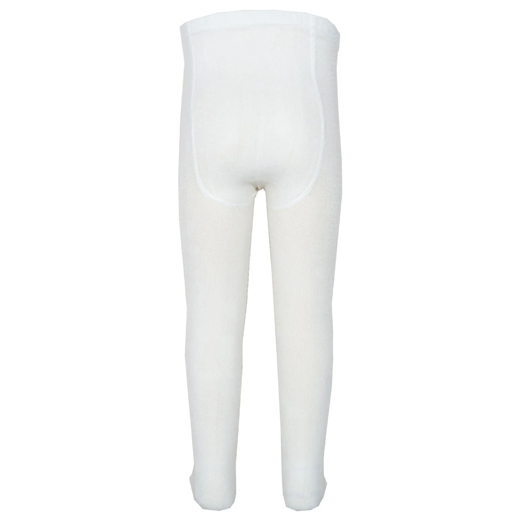 Side Stitch Tights Cream