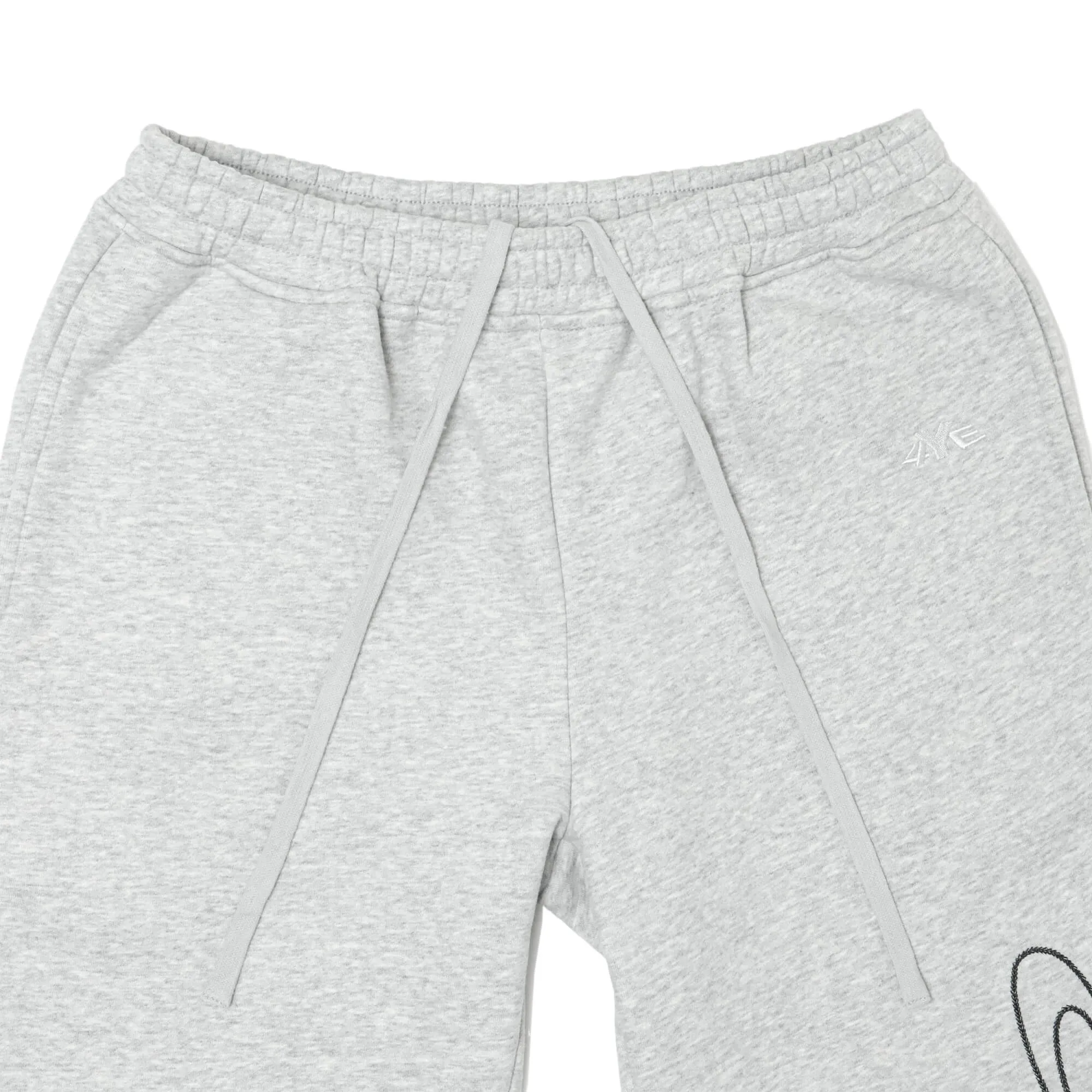 Signature Logo Cuff Pant - Light H.Grey/Black
