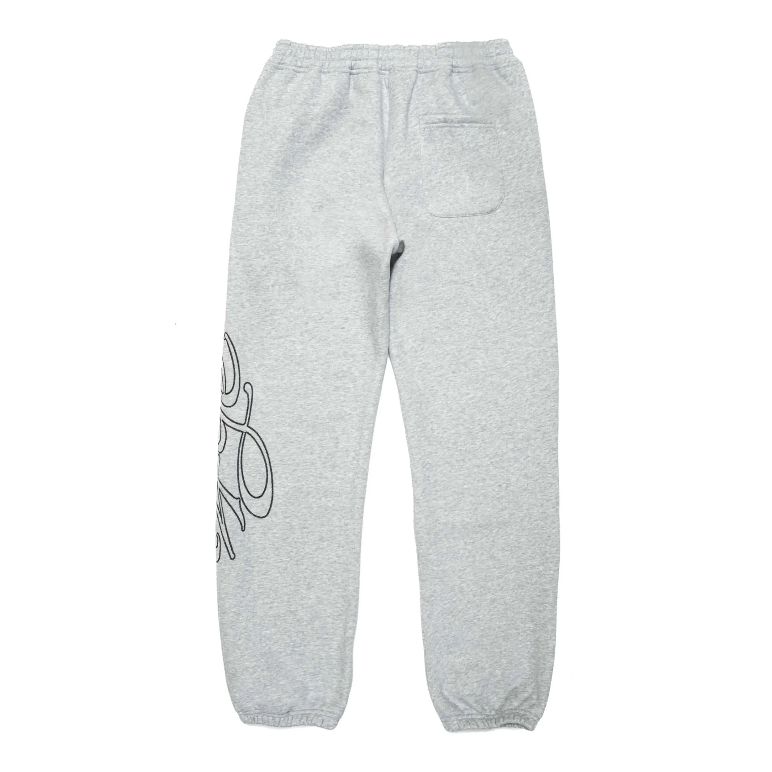 Signature Logo Cuff Pant - Light H.Grey/Black
