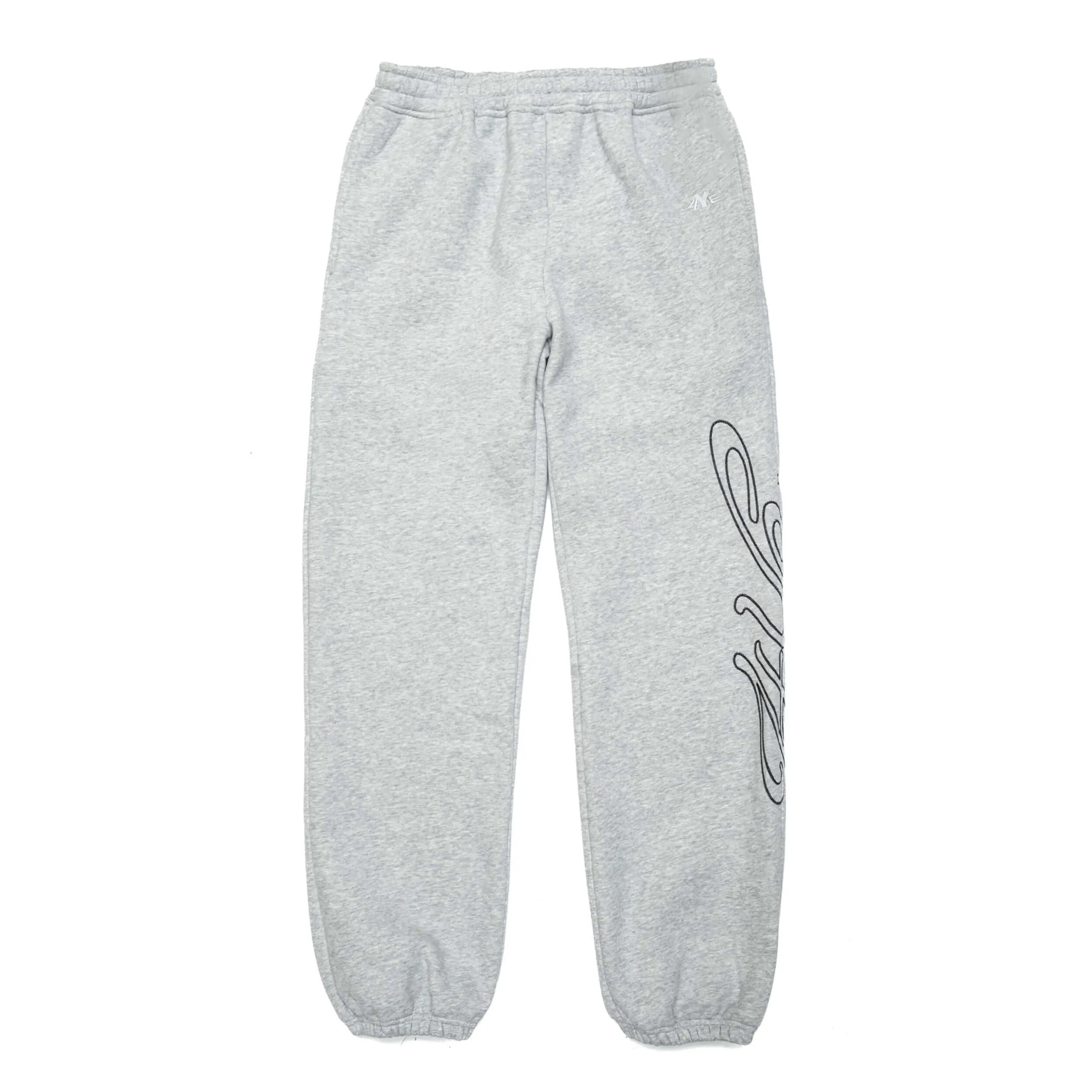 Signature Logo Cuff Pant - Light H.Grey/Black
