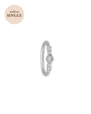Siria Single Hoop - Sterling Silver