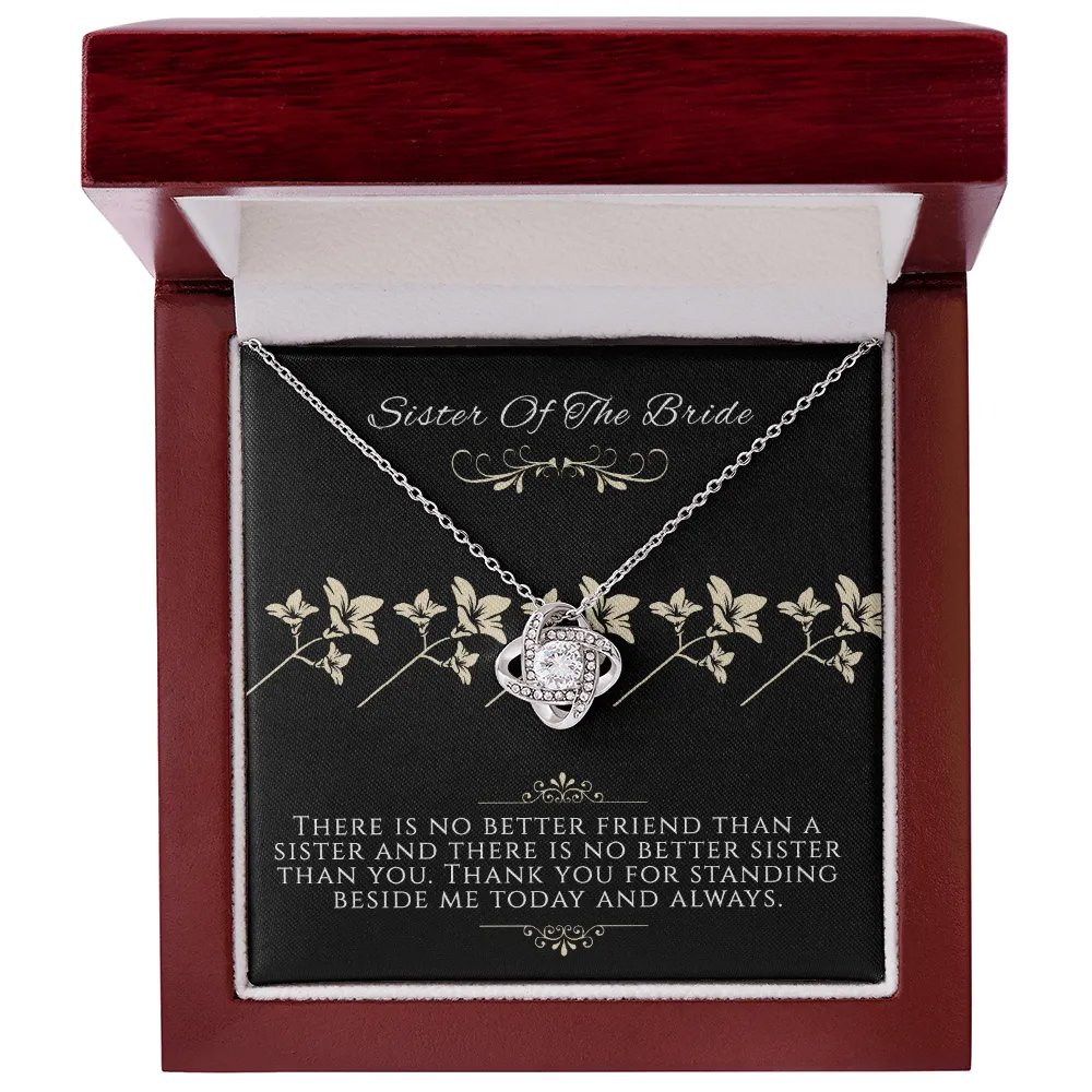 Sister Of The Bride Necklace Gift