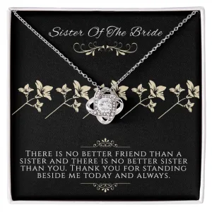 Sister Of The Bride Necklace Gift