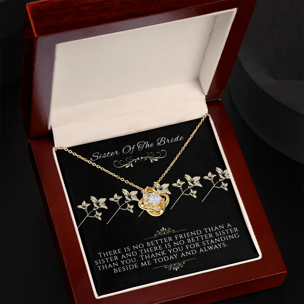 Sister Of The Bride Necklace Gift