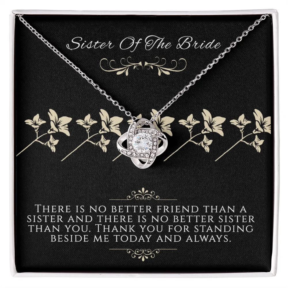Sister Of The Bride Necklace Gift