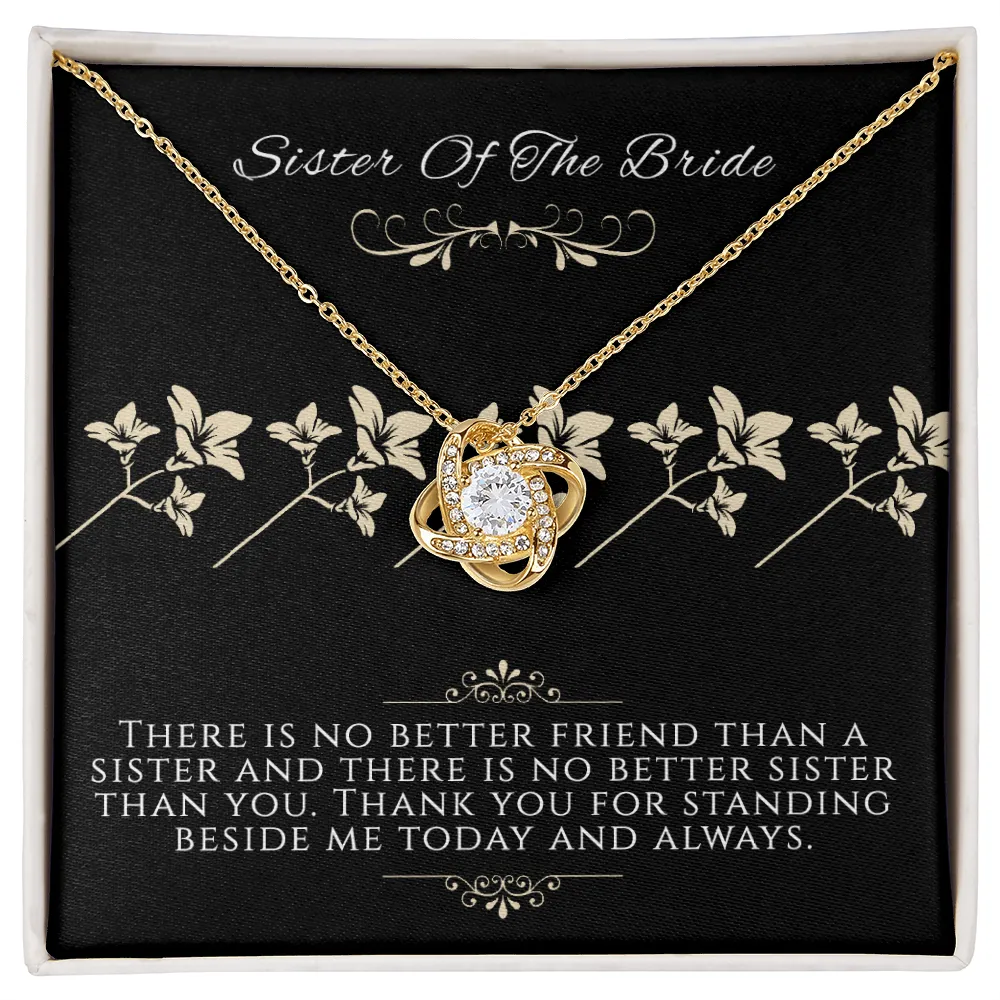 Sister Of The Bride Necklace Gift