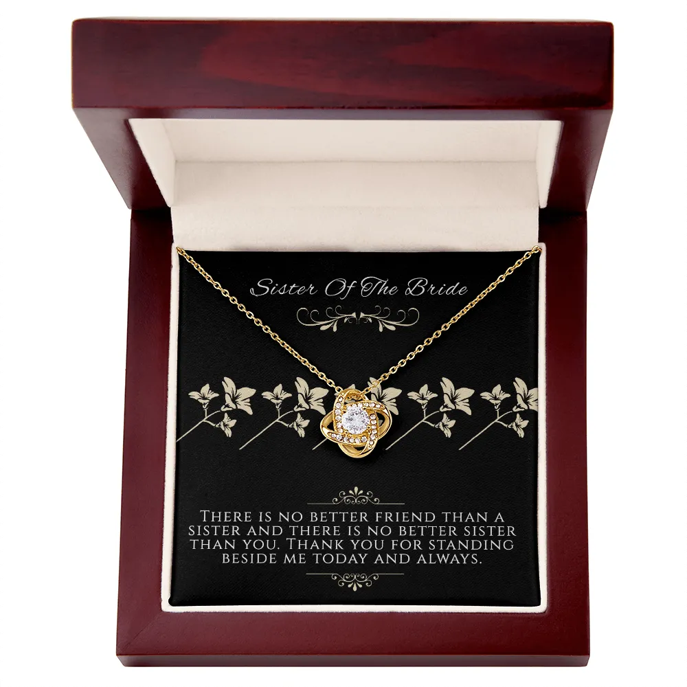 Sister Of The Bride Necklace Gift