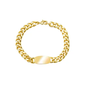 Solid ID Cuban Link Bracelet