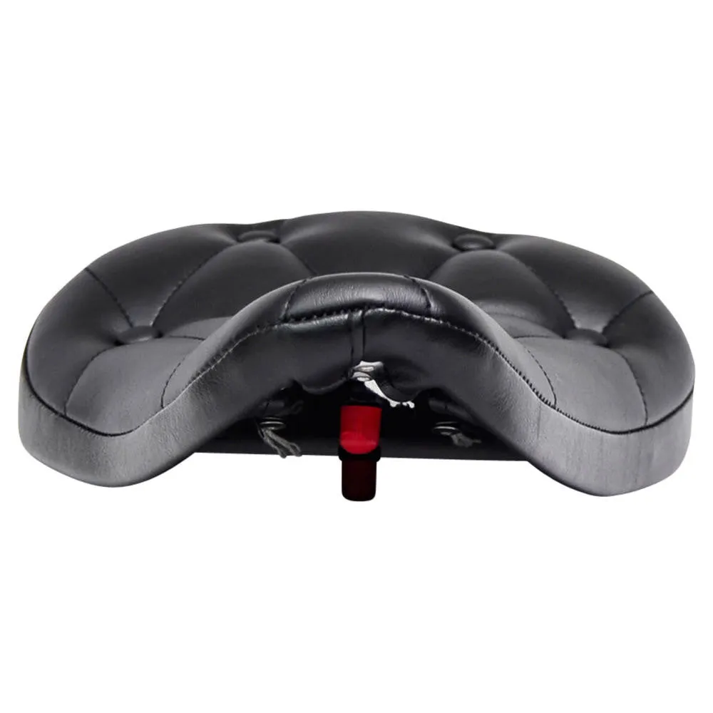 Solo Seat Diamond Stitch Tufted Buttons - Black Vinyl