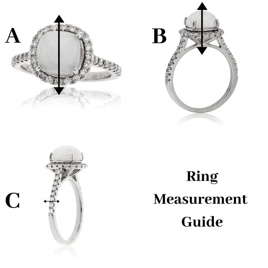 Stackable Round Ruby and Round Diamond Band
