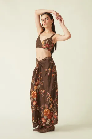Summer Skirt Silk Printed-Fashion Edit Java 03A-5JV-19-Payal Pratap
