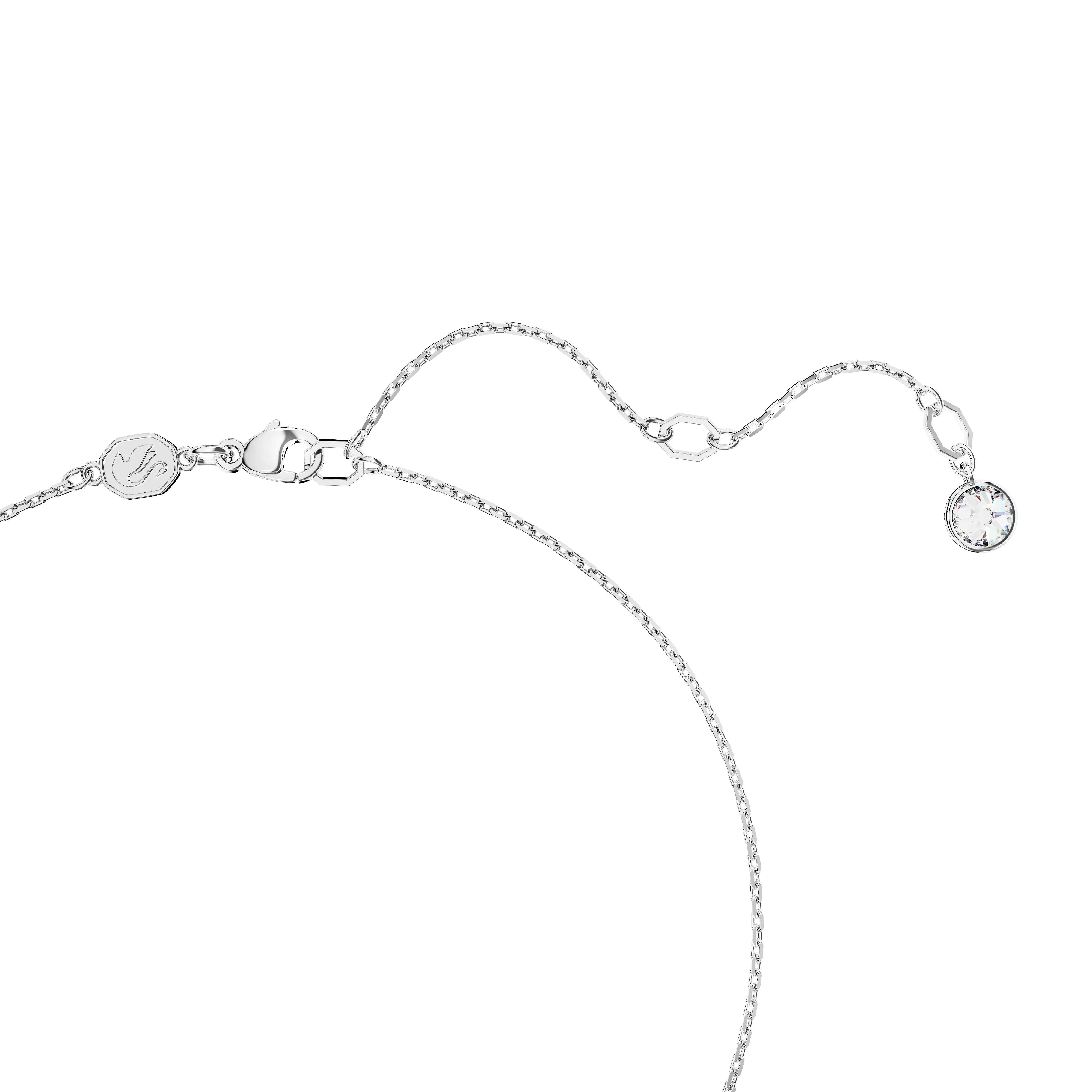 Swarovski Dextera Rhodium Mixed Cuts Necklace