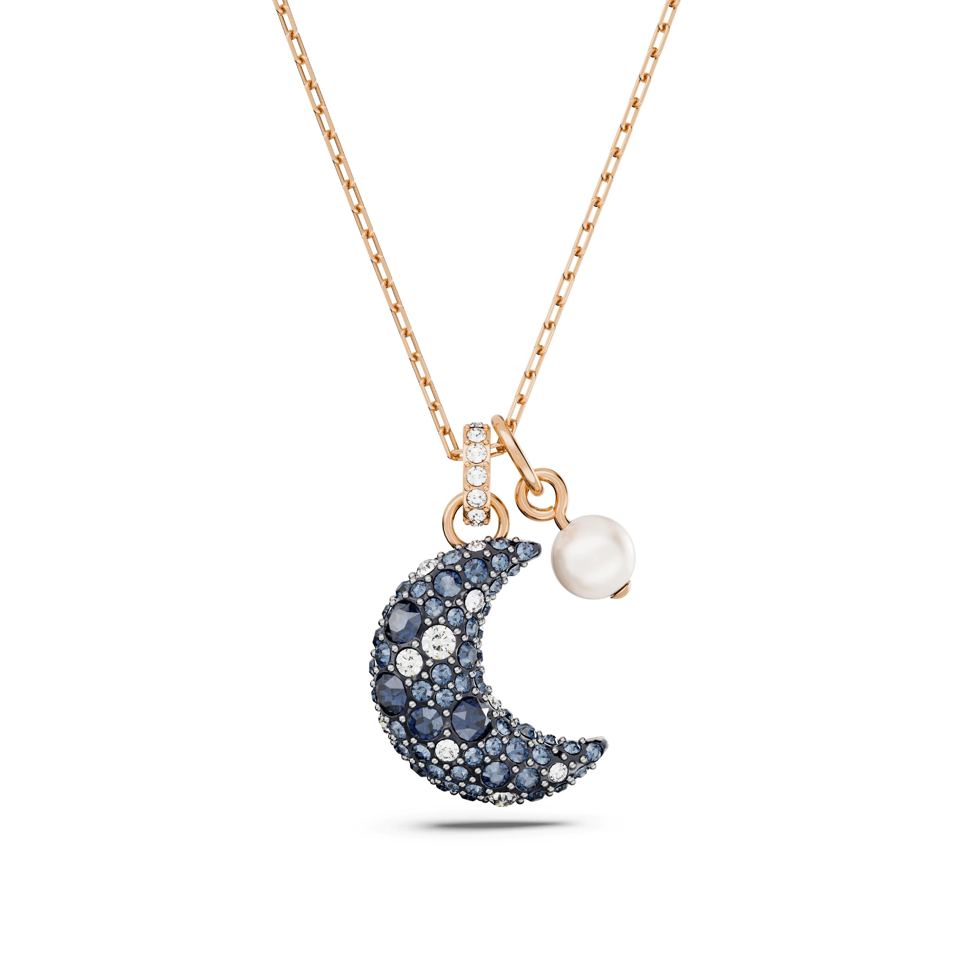 Swarovski Luna Rose Tone Multicoloured Necklace