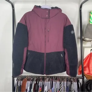 Sweaty Betty Urban Sherpa Plum Red Jacket