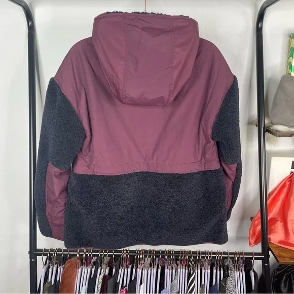 Sweaty Betty Urban Sherpa Plum Red Jacket