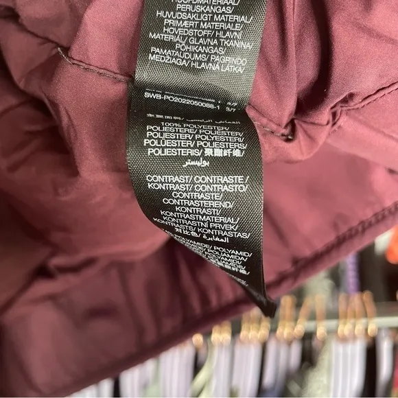 Sweaty Betty Urban Sherpa Plum Red Jacket