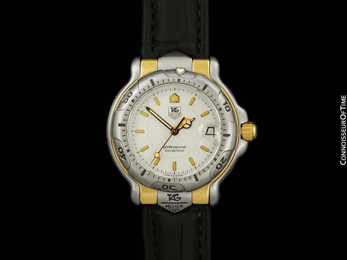 TAG Heuer Professional 6000 Mens Divers Watch - Stainless Steel & 18K Gold - WH1251