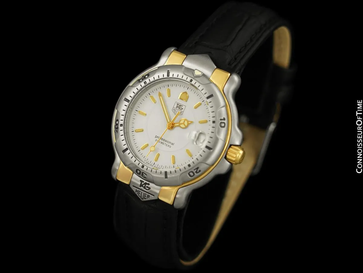 TAG Heuer Professional 6000 Mens Divers Watch - Stainless Steel & 18K Gold - WH1251