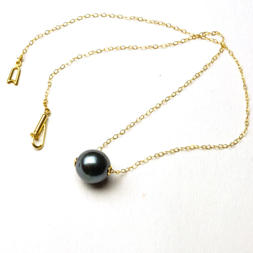 Tahitian Floating Pearl Necklace #1