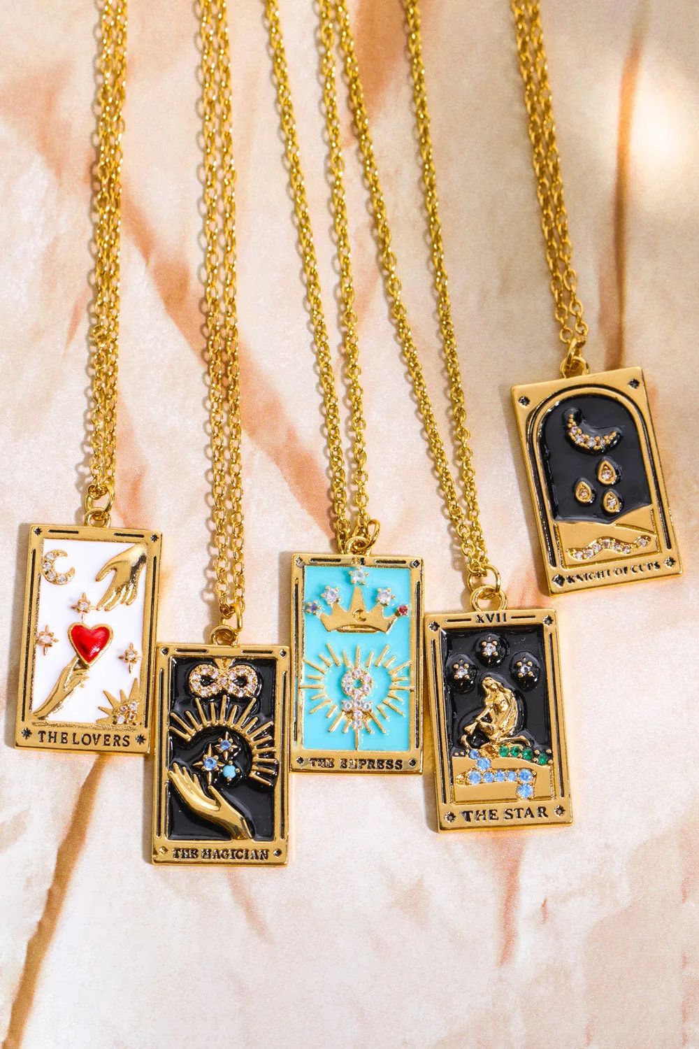 Tarot Card Pendant Necklace