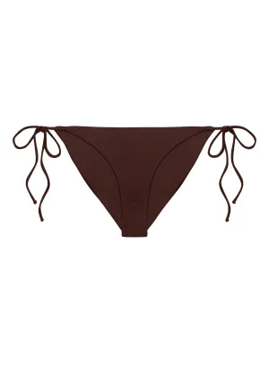 Ties Bottom in Espresso Terry