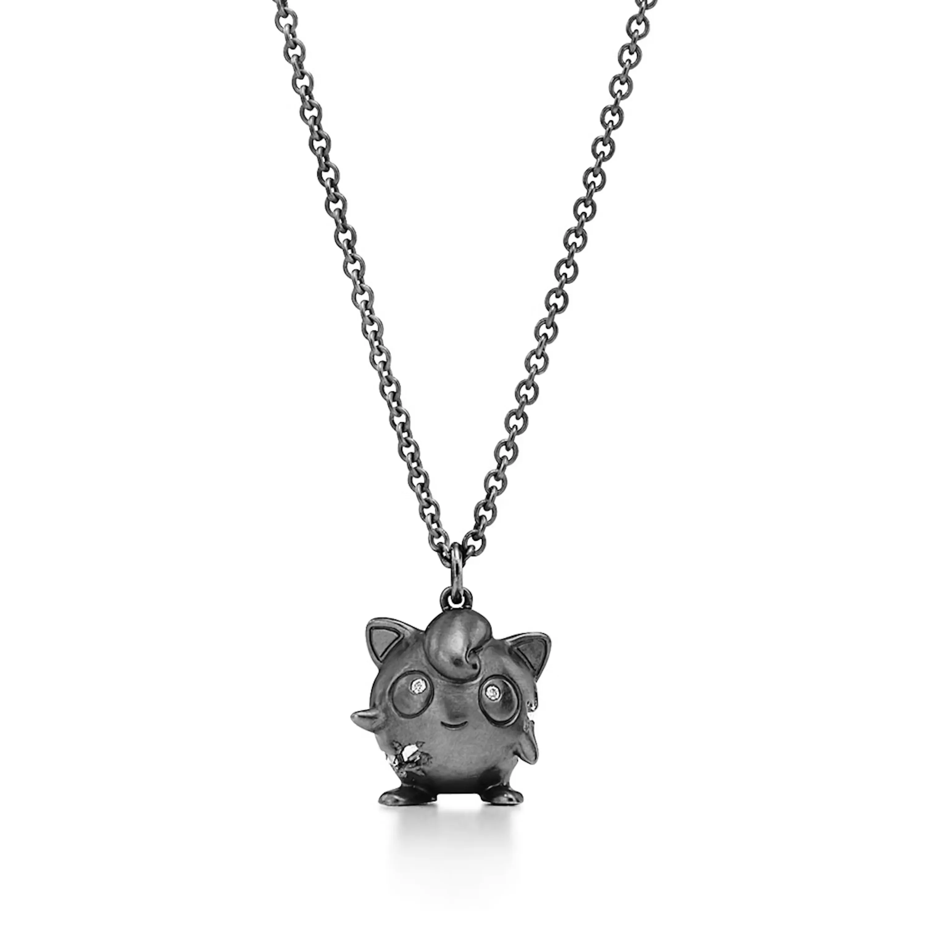 Tiffany & Arsham Studio & Pokémon Pendant in Oxidized Sterling Silver with Diamonds