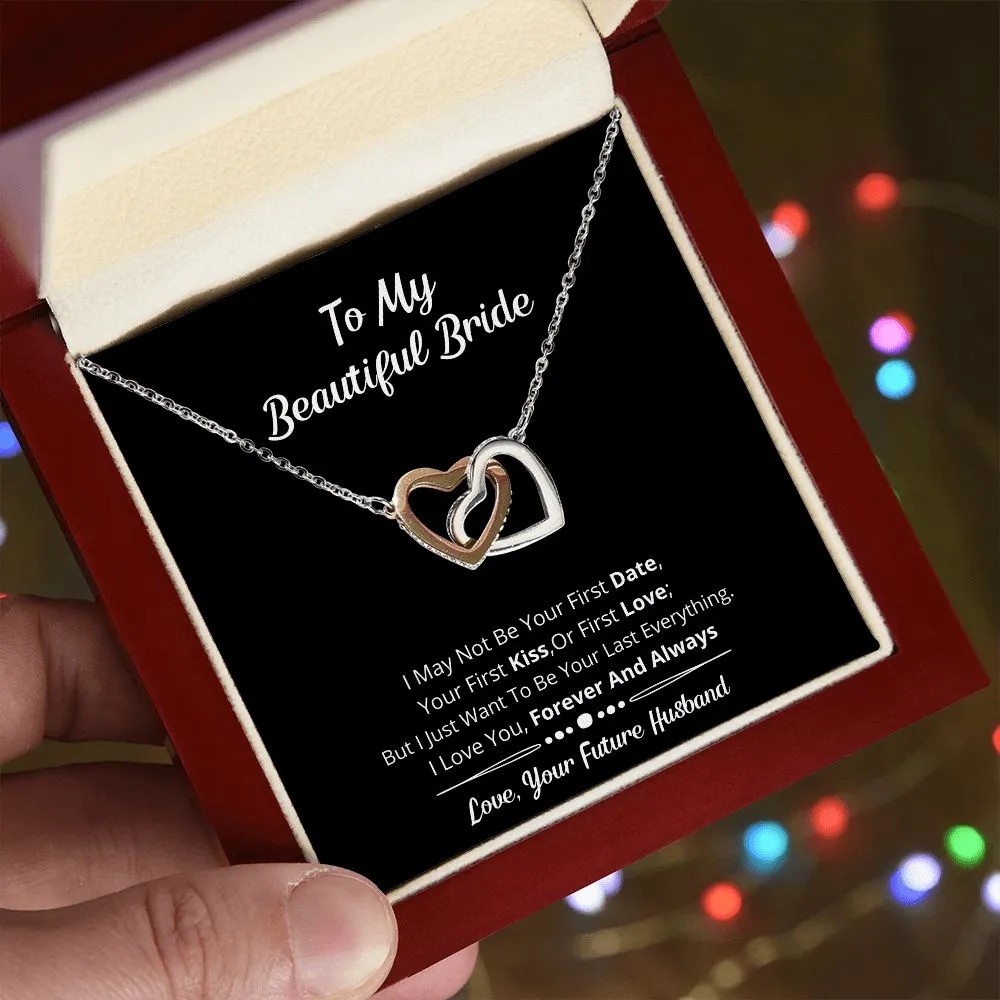 To My Beautiful Bride - Hearts Necklace
