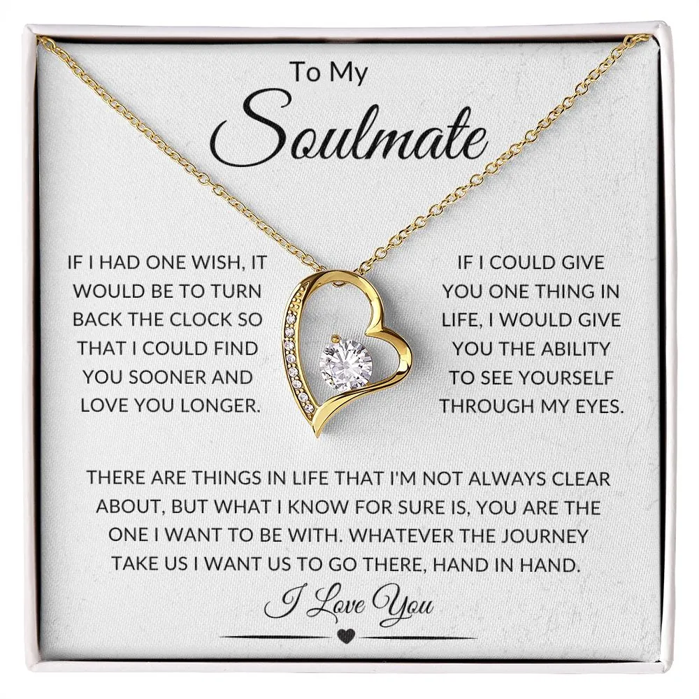 To My Soulmate | Forever Love Necklace