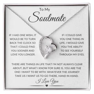 To My Soulmate | Forever Love Necklace