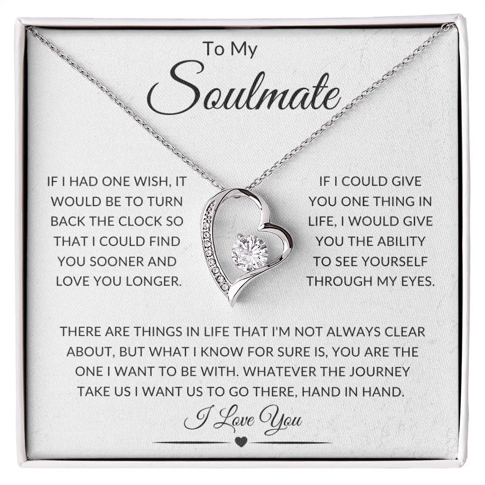 To My Soulmate | Forever Love Necklace