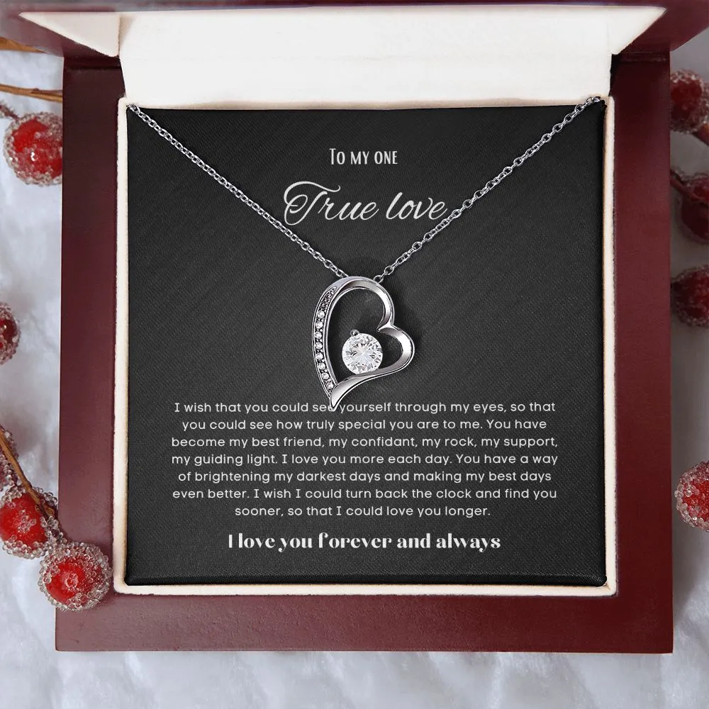 To my soulmate necklace forever