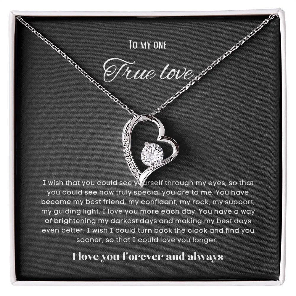 To my soulmate necklace forever