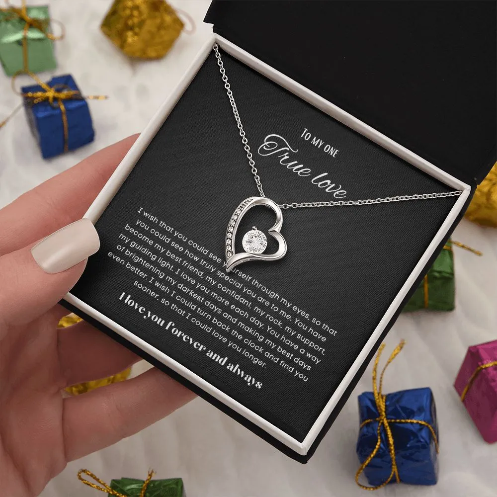 To my soulmate necklace forever