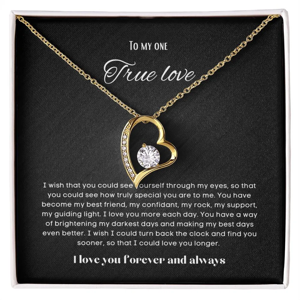 To my soulmate necklace forever