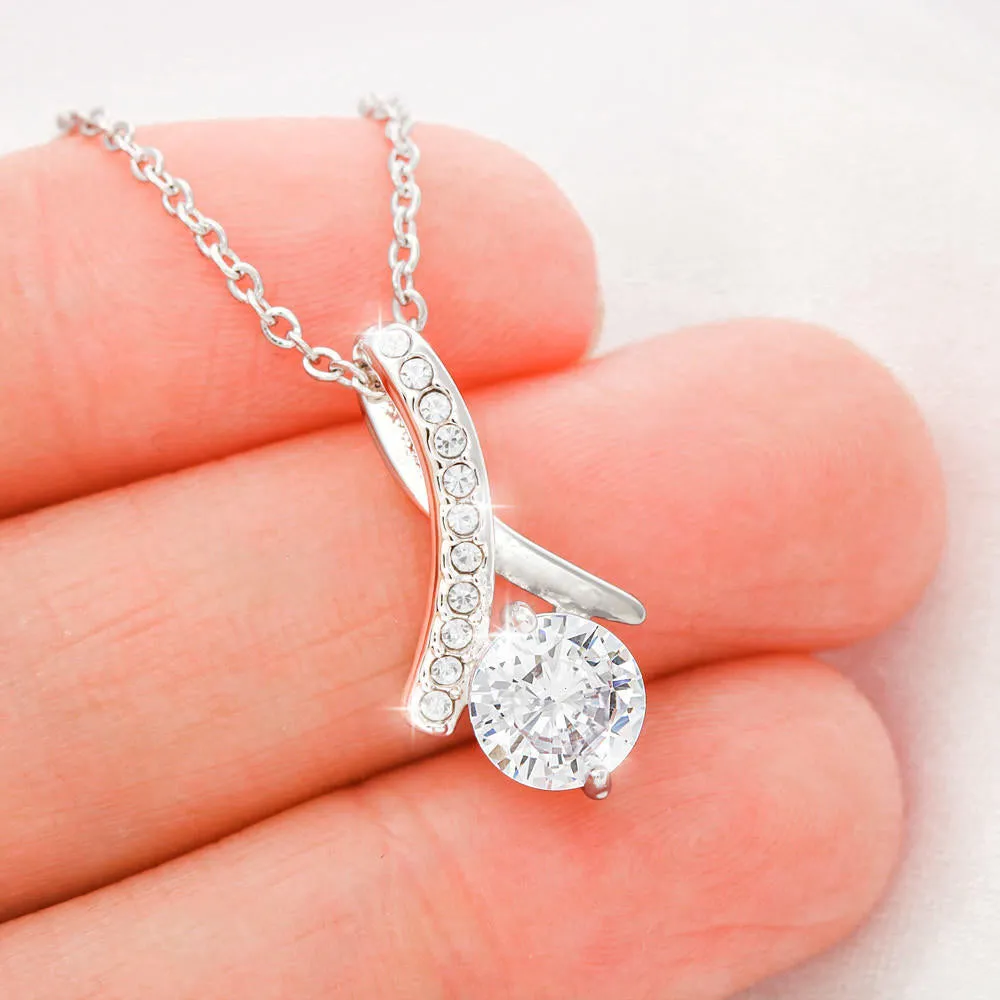 To My Wife - I Walked Into Love With You Necklace Gift Set