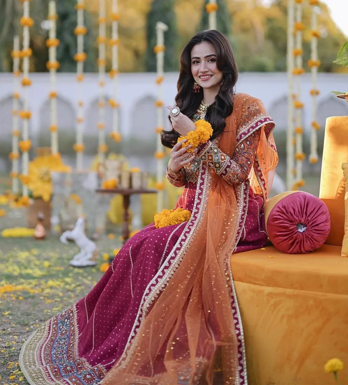 Traditional Wedding Lehenga with Choli and Dupatta