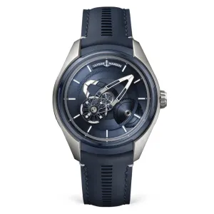 Ulysse Nardin - Freak X Blue - Calf Leather Strap - 43mm