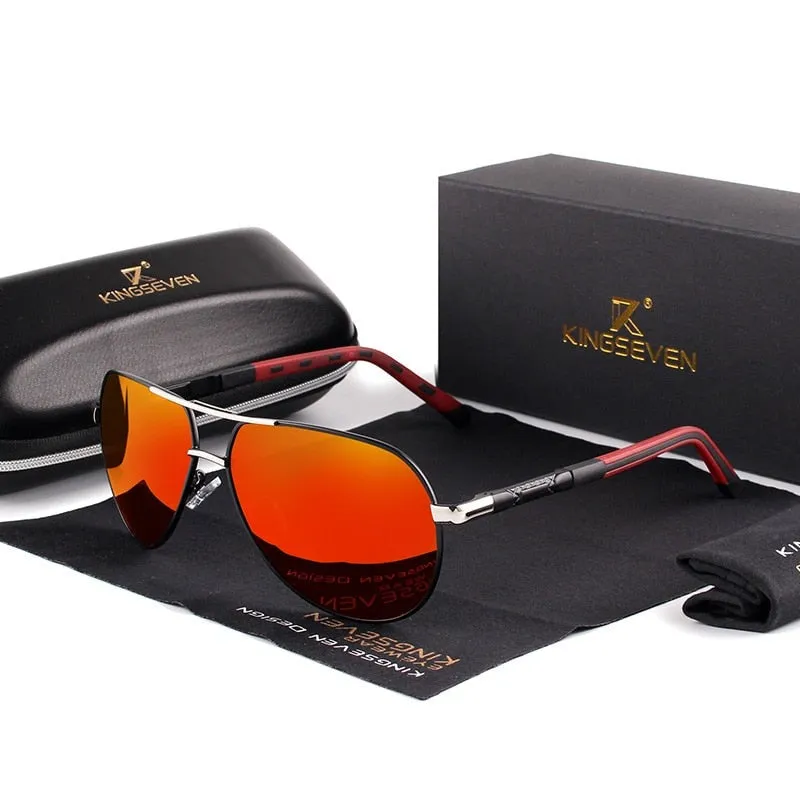 Vintage Aluminum Polarized Sunglasses Coating Lens Driving Eyewear