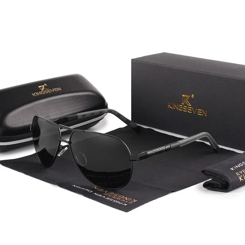 Vintage Aluminum Polarized Sunglasses Coating Lens Driving Eyewear