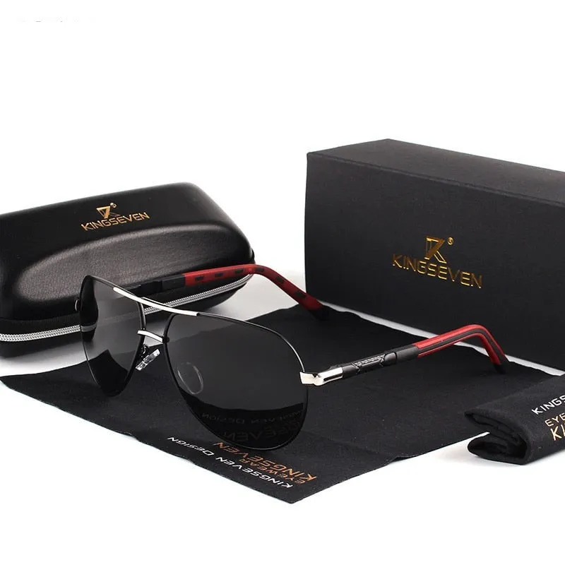 Vintage Aluminum Polarized Sunglasses Coating Lens Driving Eyewear